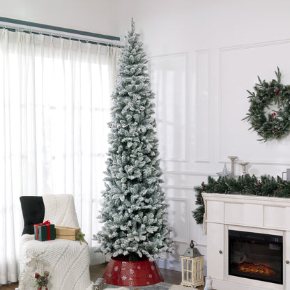 Arbre de Noël crayon floqué