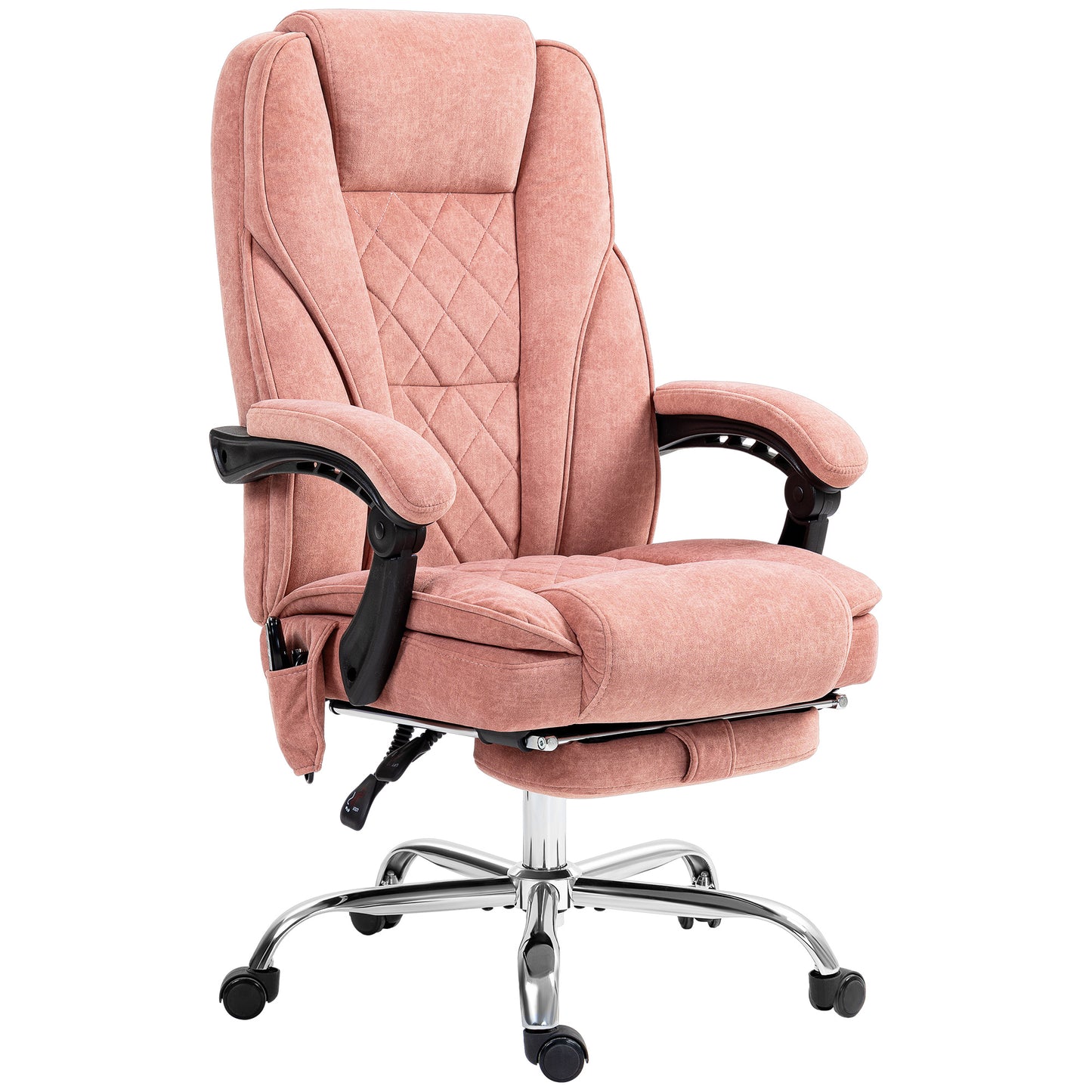 Chaise bureau massage inclinable avec repose-pieds ajustable