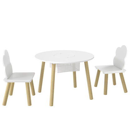 Ensemble table et chaises pour enfants nuage — Lot de 3