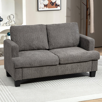 Sofa 2 places en chenille avec coussins lavables