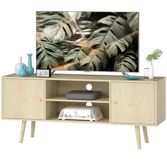 Meuble TV avec rangement et tablettes