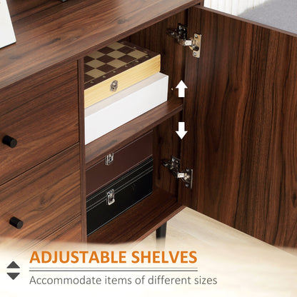 Buffet de cuisine rustique avec rangement