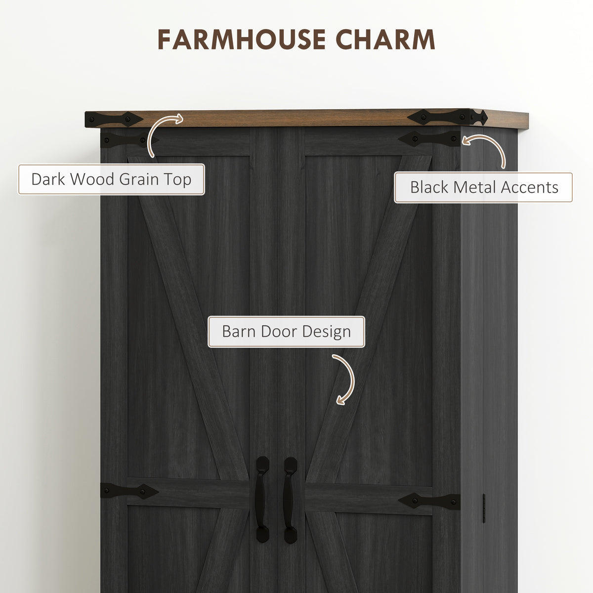 Armoire de cuisine style champêtre