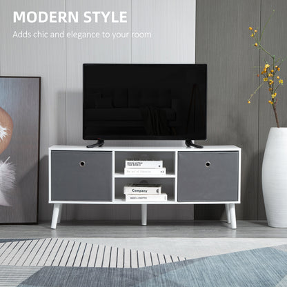 Meuble TV moderne avec tiroirs pliables