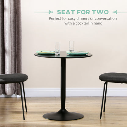 Table de cuisine ronde pour 2 personnes