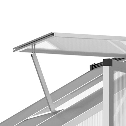 Outsunny Greenhouse 183x189x195cm Polycarbonate Aluminum with Ventilation