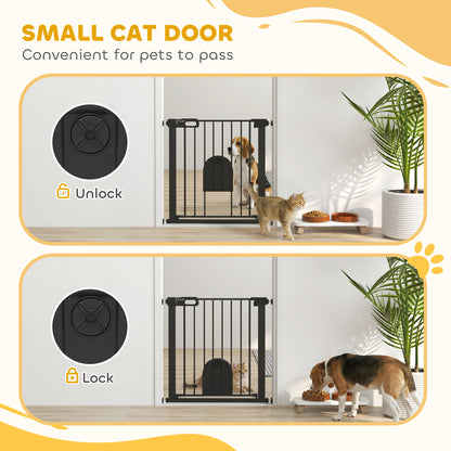 Barrière de sécurité pour chiens avec porte