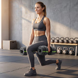 Ensemble haltères et barre 2-en-1 ajustable 30 kg