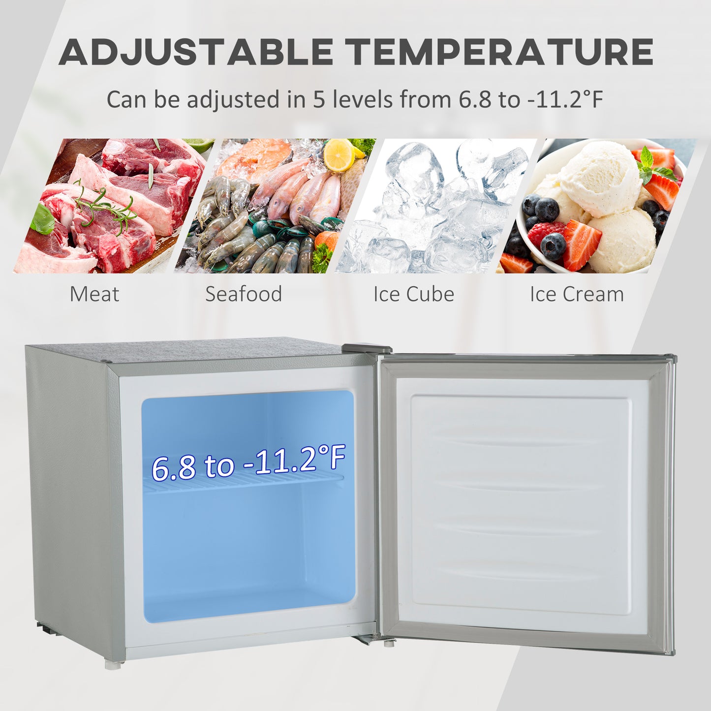 Mini congélateur vertical compact 31 L