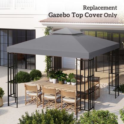 Toile de remplacement gazebo 2 niveaux 3 x 3 m