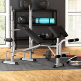 Banc de musculation réglable avec support de squat