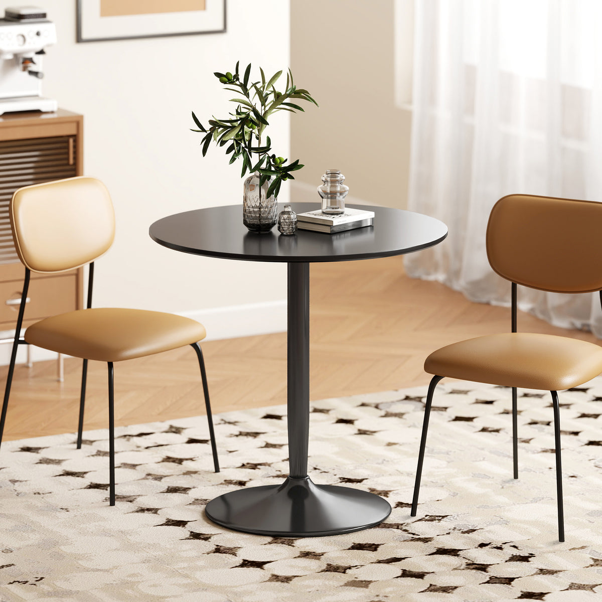 Table de cuisine ronde pour 2 personnes