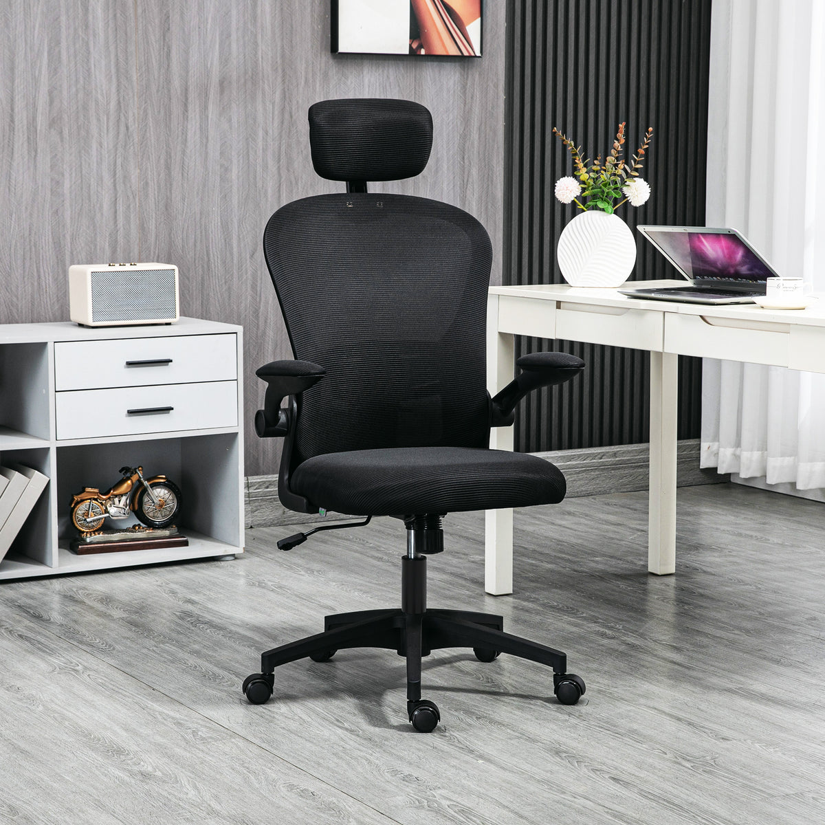 Chaise de bureau ergonomique support lombaire 4D