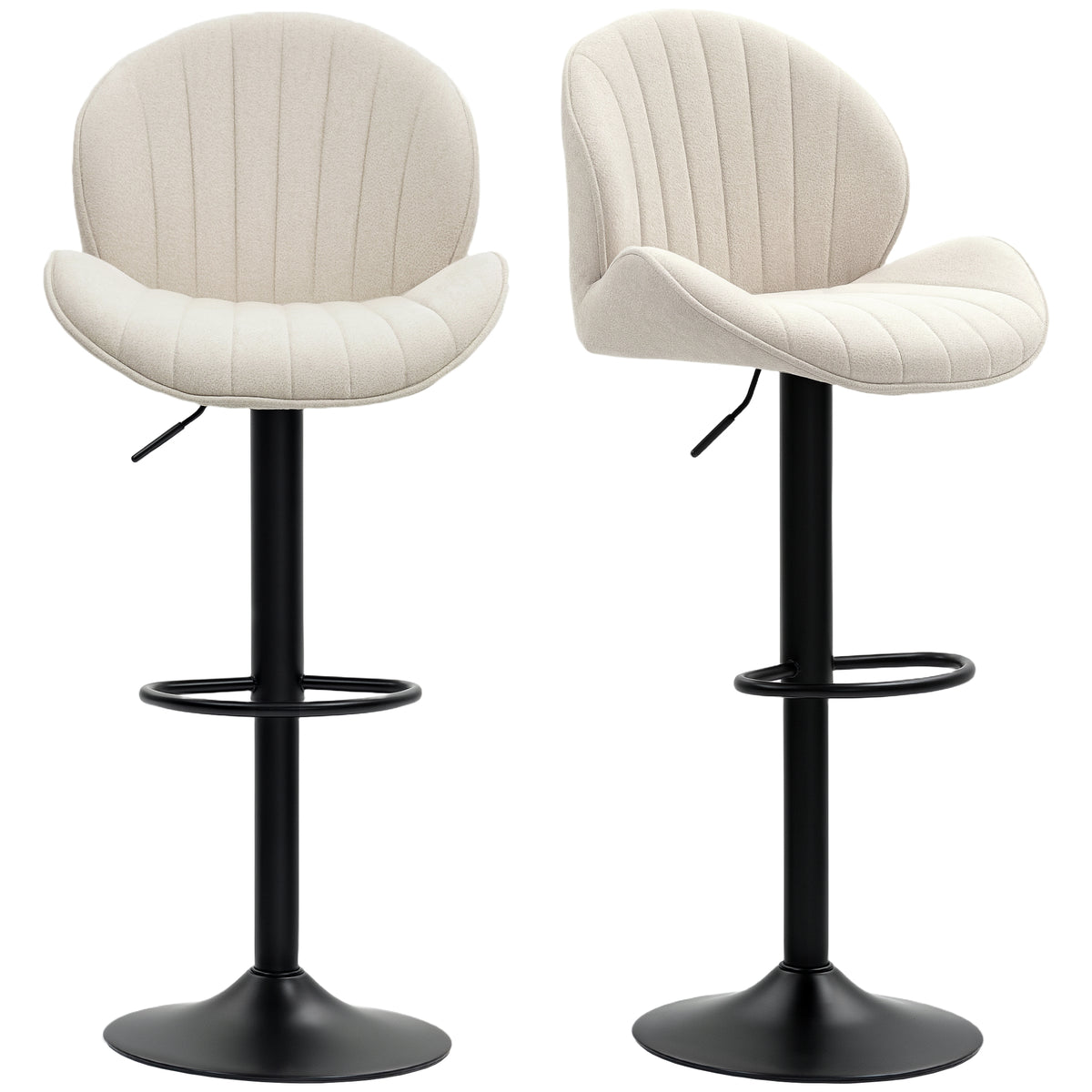 Tabourets de bar pivotants ajustables lot de 2