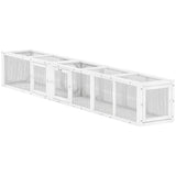 Tunnel pour chat extérieur modulaire 8 portes 249 cm