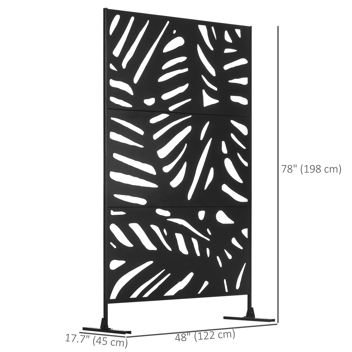 Outsunny Privacy Screen - Willow Style Outdoor Decorative Panel