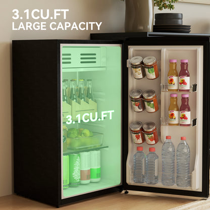 Mini réfrigérateur rétro compact 85 L