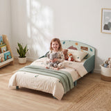 Toddler Bed with Bedside Storage