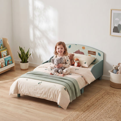 Toddler Bed with Bedside Storage