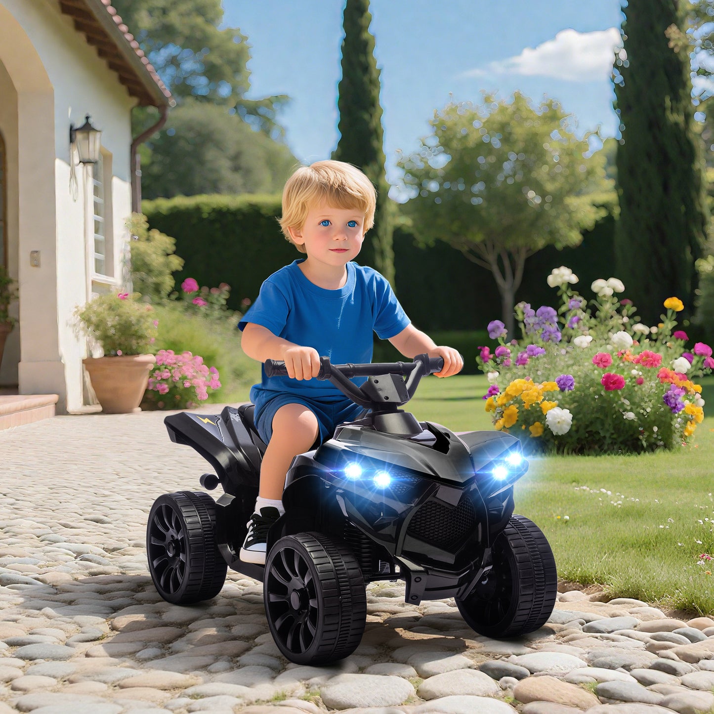 VTT électrique enfant 6V avec musique et phares