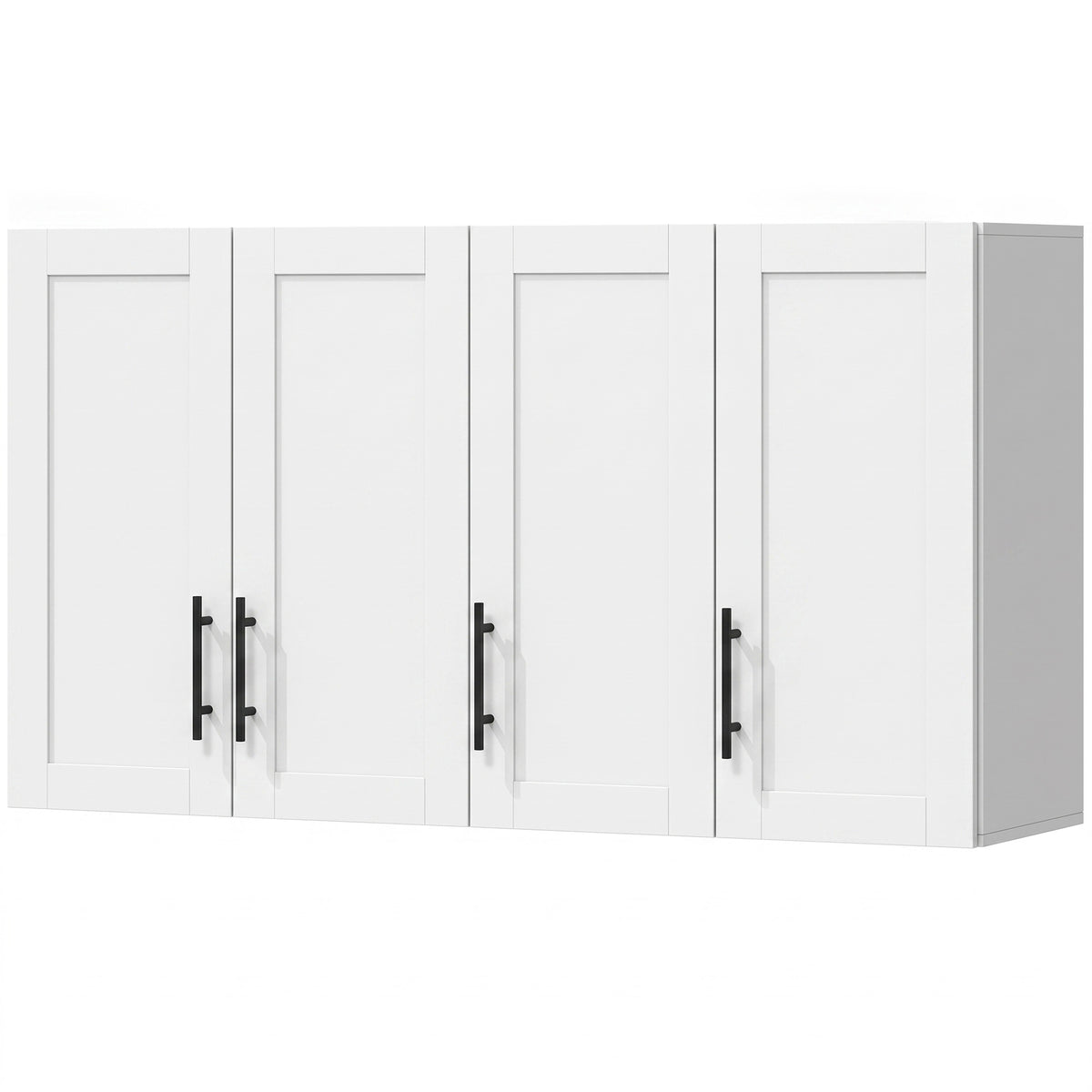Armoire murale salle de bain 3 portes blanc