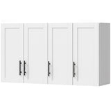 Armoire murale salle de bain 3 portes blanc