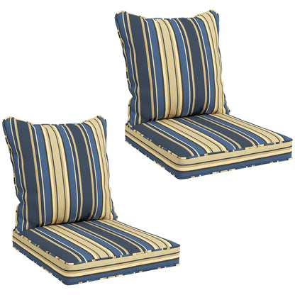 Coussins de chaise de patio ensemble de 2