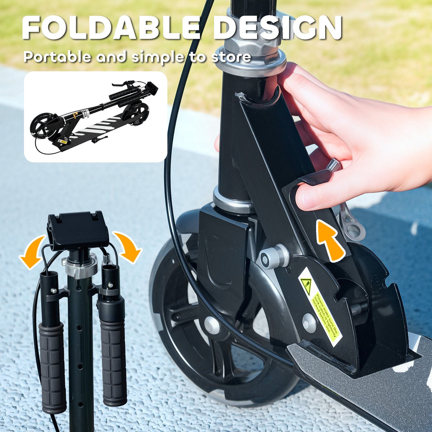 Trottinette enfant roues lumineuses réglable 3-8 ans