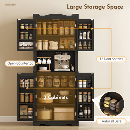 Armoire de cuisine autoportante avec rangement