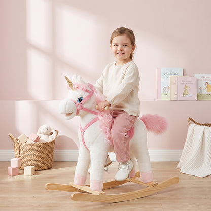 Cheval à bascule licorne pour bébé