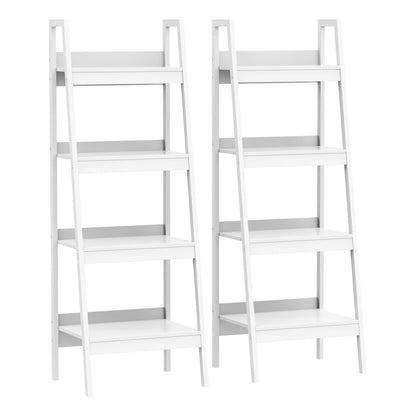 Bibliothèque échelle 4 tablettes — Lot de 2