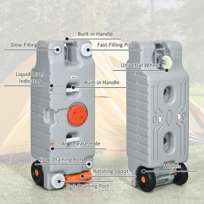 Réservoir d'eaux usées portatif VR 75 L