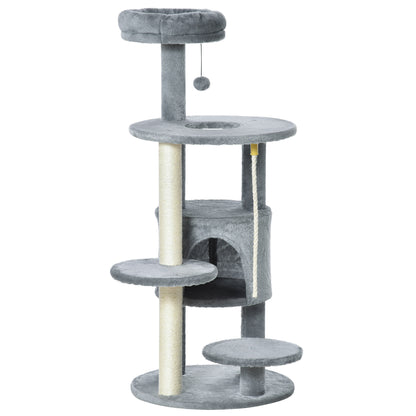 Arbre à chat multiétage avec condo et griffoirs