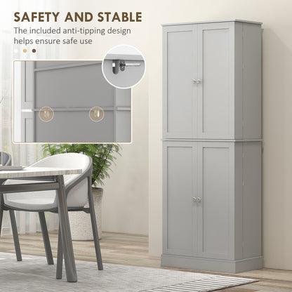 Armoire de cuisine 8 tablettes 4 portes