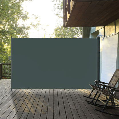Auvent latéral rétractable 300 x 200 cm extérieur polyester