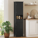 Armoire de salle de bain étroite avec tiroir et étagères