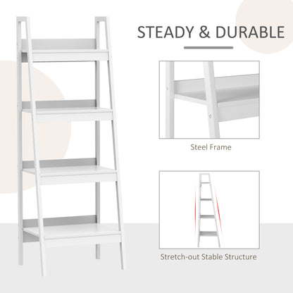 Bibliothèque échelle 4 tablettes — Lot de 2