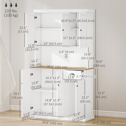 Buffet de cuisine avec huche et rangement