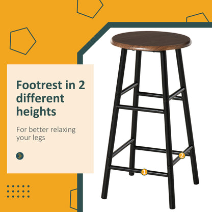 Ensemble comptoir 3 pièces avec table et tabourets