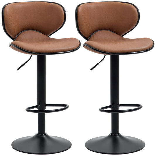 Tabourets de bar ajustables pivotants ensemble de 2