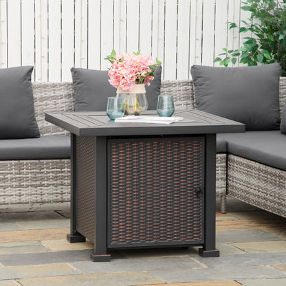 Table foyer propane 32 po, 50 000 BTU — acier