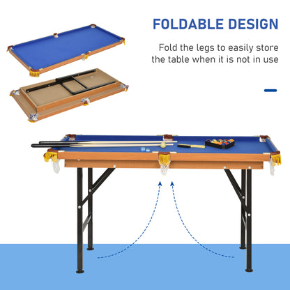 Mini table de billard pliable avec accessoires complets