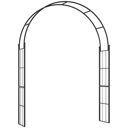 Arche de jardin en acier pour plantes grimpantes