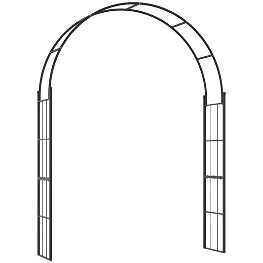 Arche de jardin en acier pour plantes grimpantes
