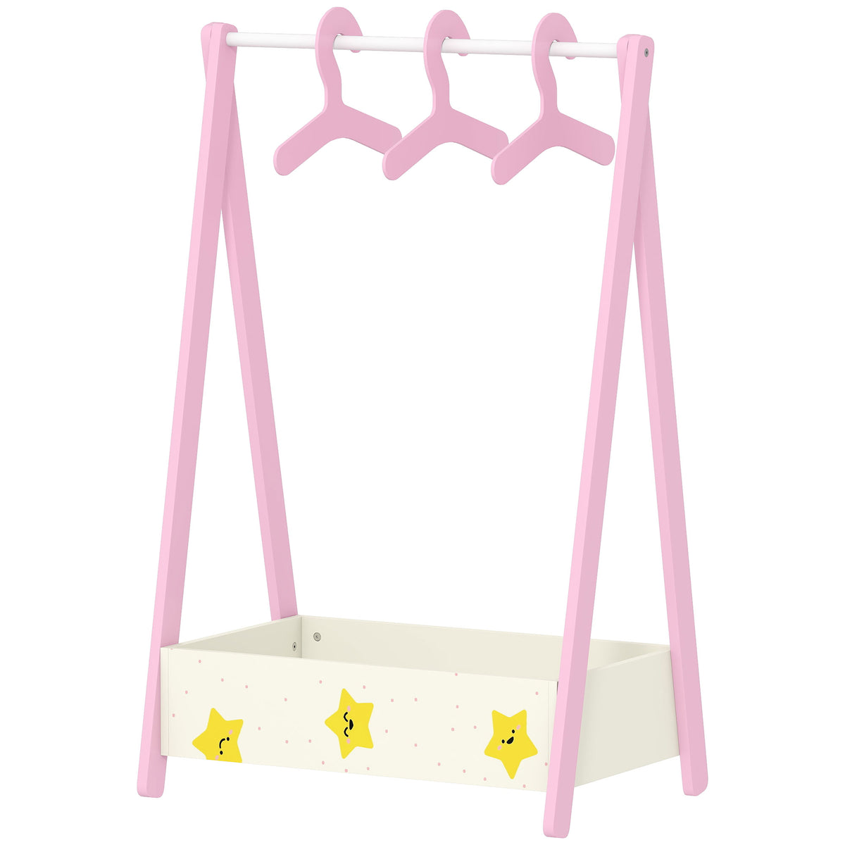 Penderie pour enfants avec étagère de rangement