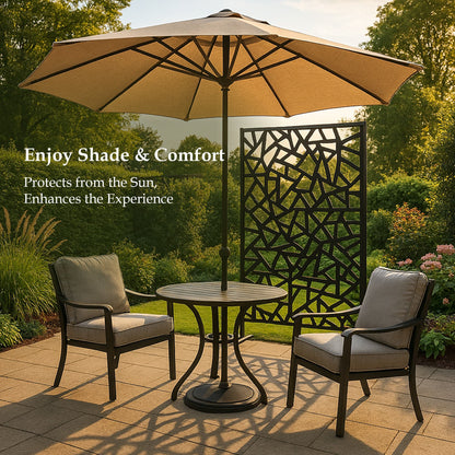 Outsunny Privacy Screen - Willow Style Outdoor Decorative Panel