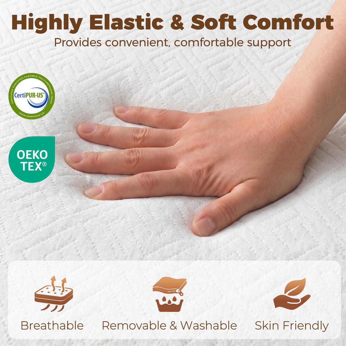 Matelas pliable en mousse mémoire