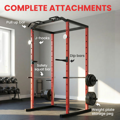 Cage de musculation multifonction avec barre de traction