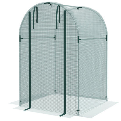 Cage de protection pour cultures avec porte zippée 122 x 244 cm