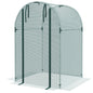Cage de protection pour cultures avec porte zippée 122 x 244 cm